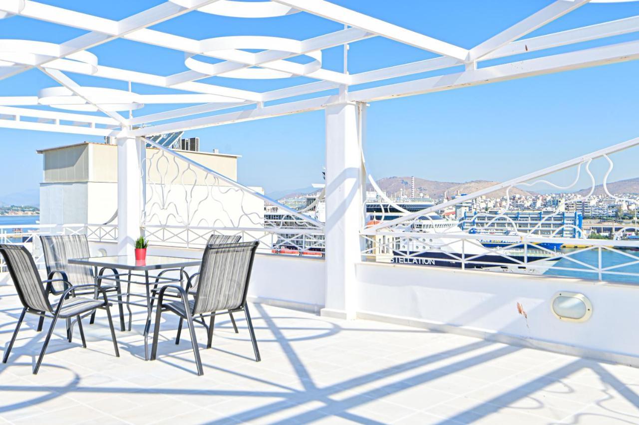 Charming Apartment With A Sea View Terrace Piraeus Exterior photo